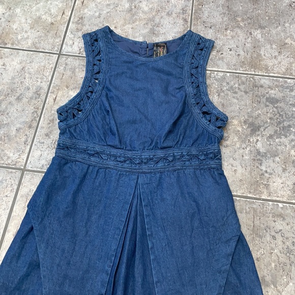 Free People New Romantics Denim Dress - Picture 6 of 15